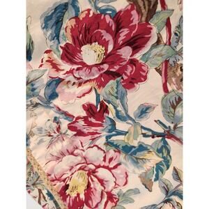Ralph Lauren Tangiers Standard Shams Pair Floral Jute Cottagecore 100% Cotton